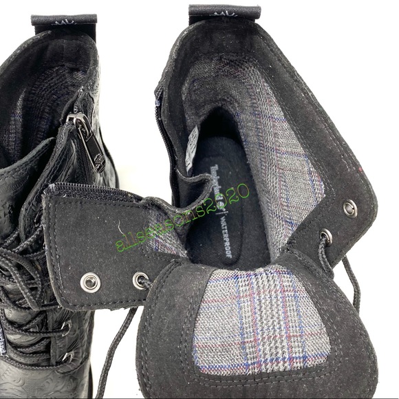 Timberland Sienna High Side ZIP Boot Emboss BlackW - Picture 12 of 13